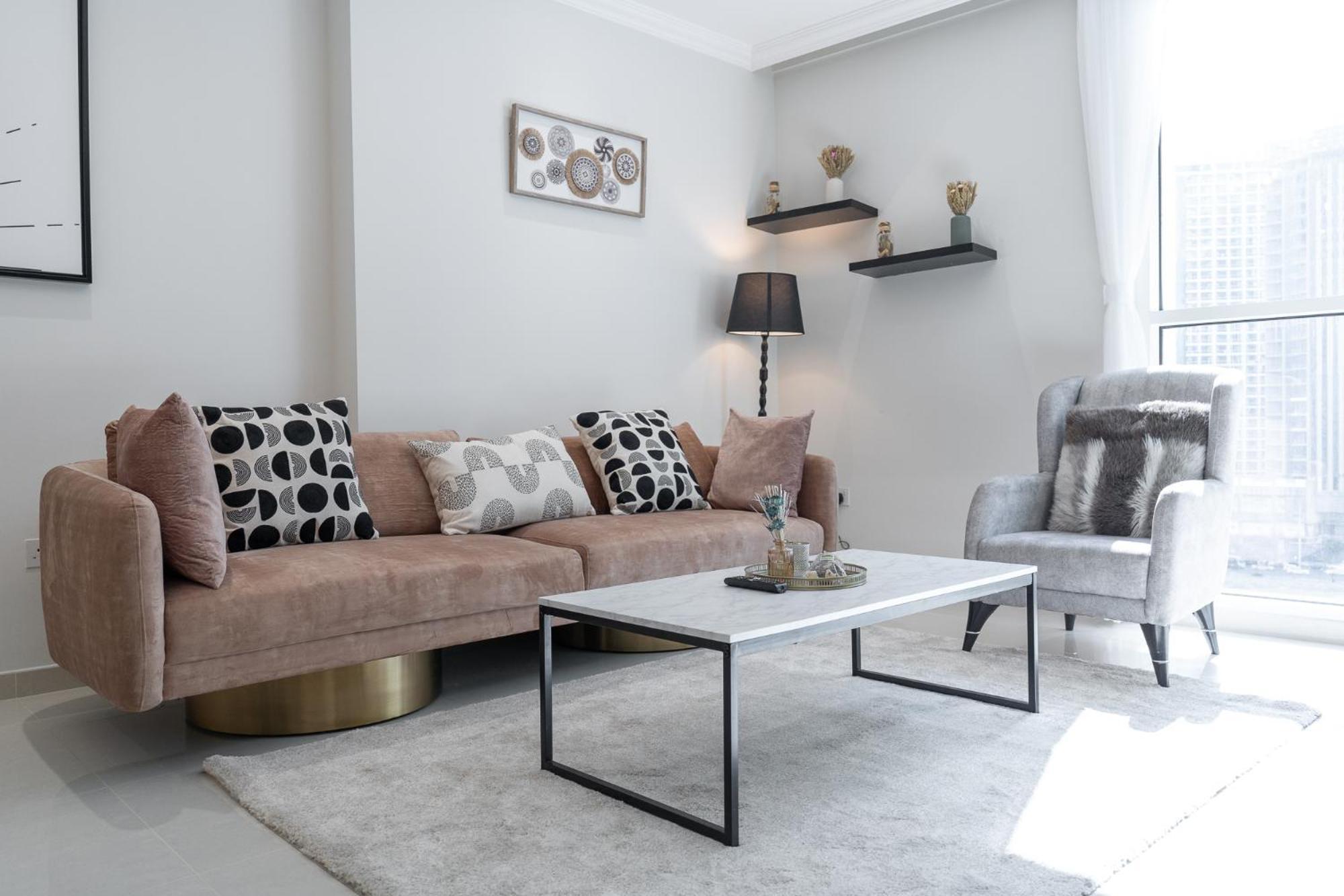 Heaven Crest Vacation Homes Downtown - Studio And 1 Bedroom Suites 2 Minute Walk To Dubai Mall And Burj Khalifa エクステリア 写真