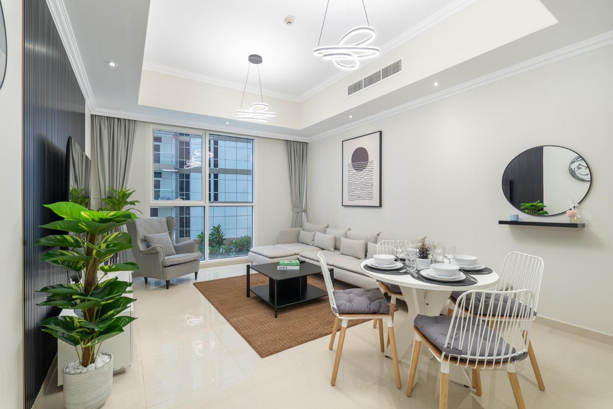 Heaven Crest Vacation Homes Downtown - Studio And 1 Bedroom Suites 2 Minute Walk To Dubai Mall And Burj Khalifa エクステリア 写真