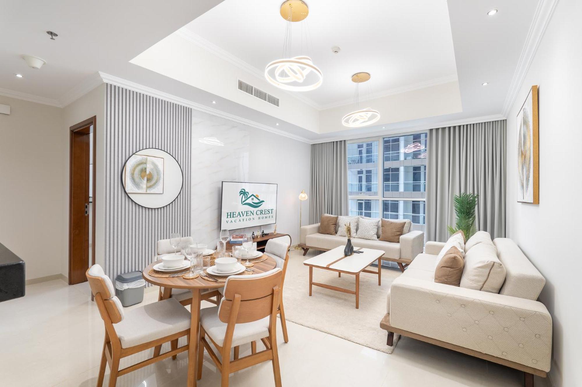 Heaven Crest Vacation Homes Downtown - Studio And 1 Bedroom Suites 2 Minute Walk To Dubai Mall And Burj Khalifa エクステリア 写真