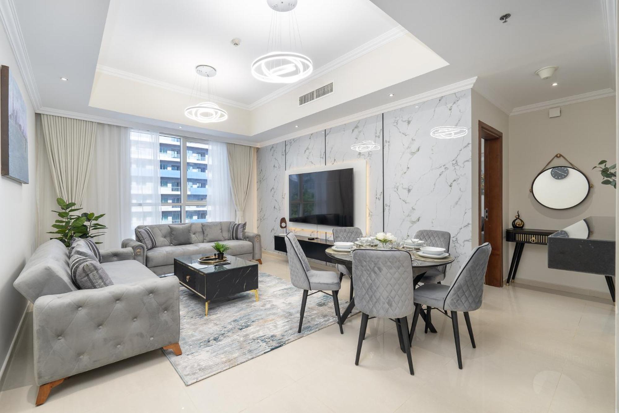 Heaven Crest Vacation Homes Downtown - Studio And 1 Bedroom Suites 2 Minute Walk To Dubai Mall And Burj Khalifa エクステリア 写真