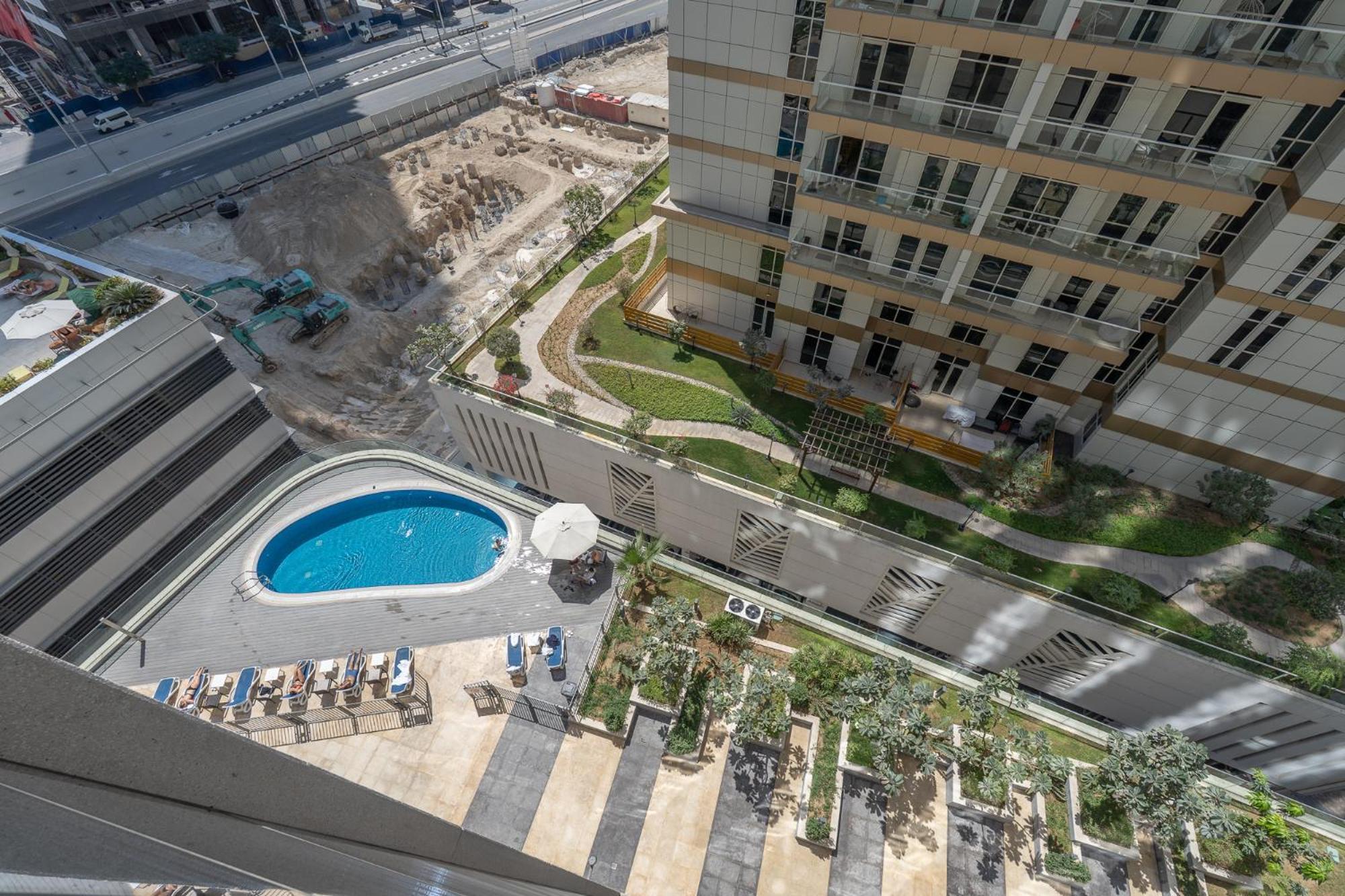 Heaven Crest Vacation Homes Downtown - Studio And 1 Bedroom Suites 2 Minute Walk To Dubai Mall And Burj Khalifa エクステリア 写真